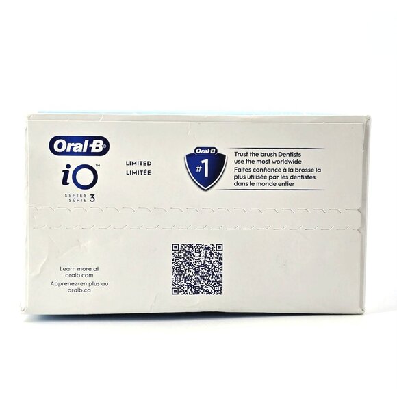 Oral-B iO Series 3 Limited Edition Rechargeable Toothbrush White 2 Brush Heads - Picture 7 of 8